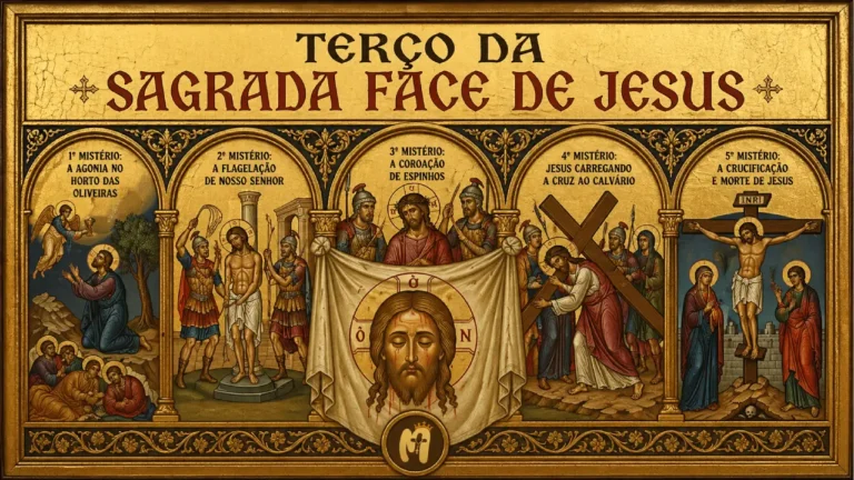 Terço da Sagrada Face de Jesus: Como Rezar (Passo a Passo)