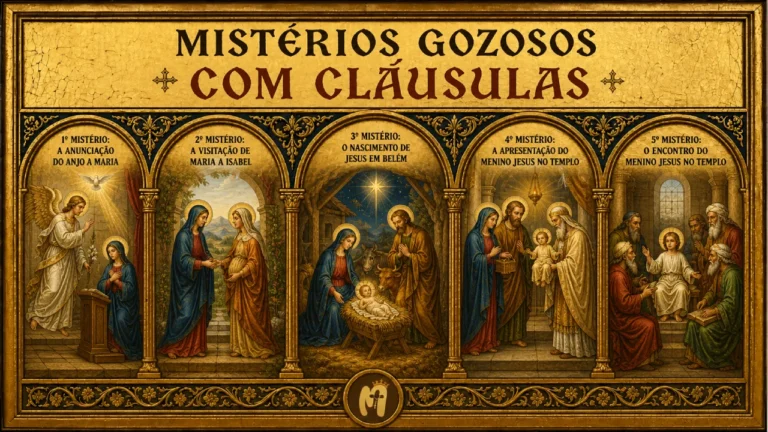 Mistérios Gozosos Com Cláusulas para Contemplação