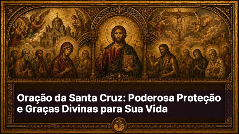 Oração da Santa Cruz: Poderosa Proteção e Graças Divinas para Sua Vida