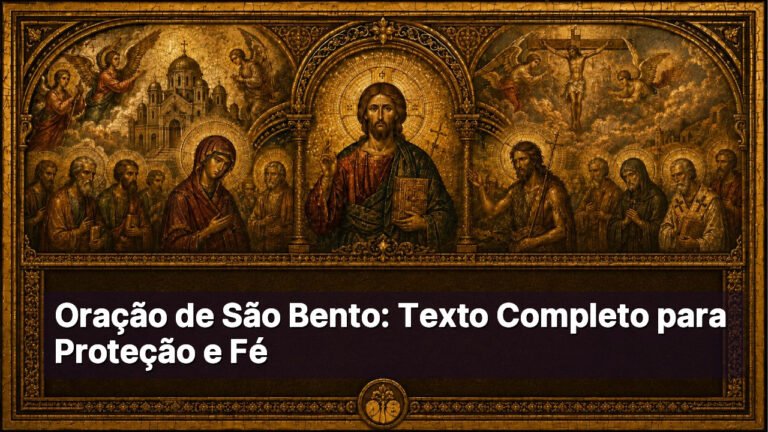 Oração de São Bento: Texto Completo para Proteção e Fé