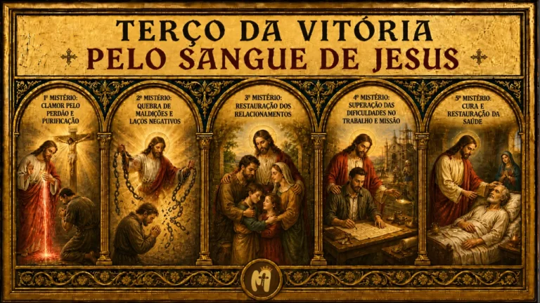 Terço da Vitória pelo Sangue de Jesus: Como Rezar + PDF Completo