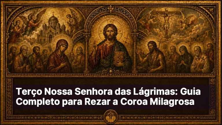 Terço Nossa Senhora das Lágrimas: Guia Completo para Rezar a Coroa Milagrosa