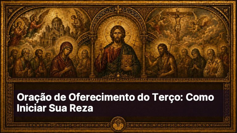 Oração de Oferecimento do Terço: Como Iniciar Sua Reza