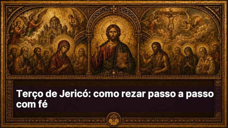 Terço de Jericó: como rezar passo a passo com fé
